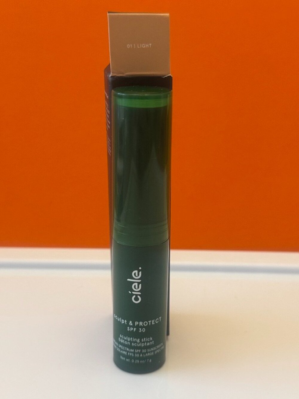 Ciele - Sculpt & Protect SPF 30+ bronzing cream contour stick Shade 01- Light